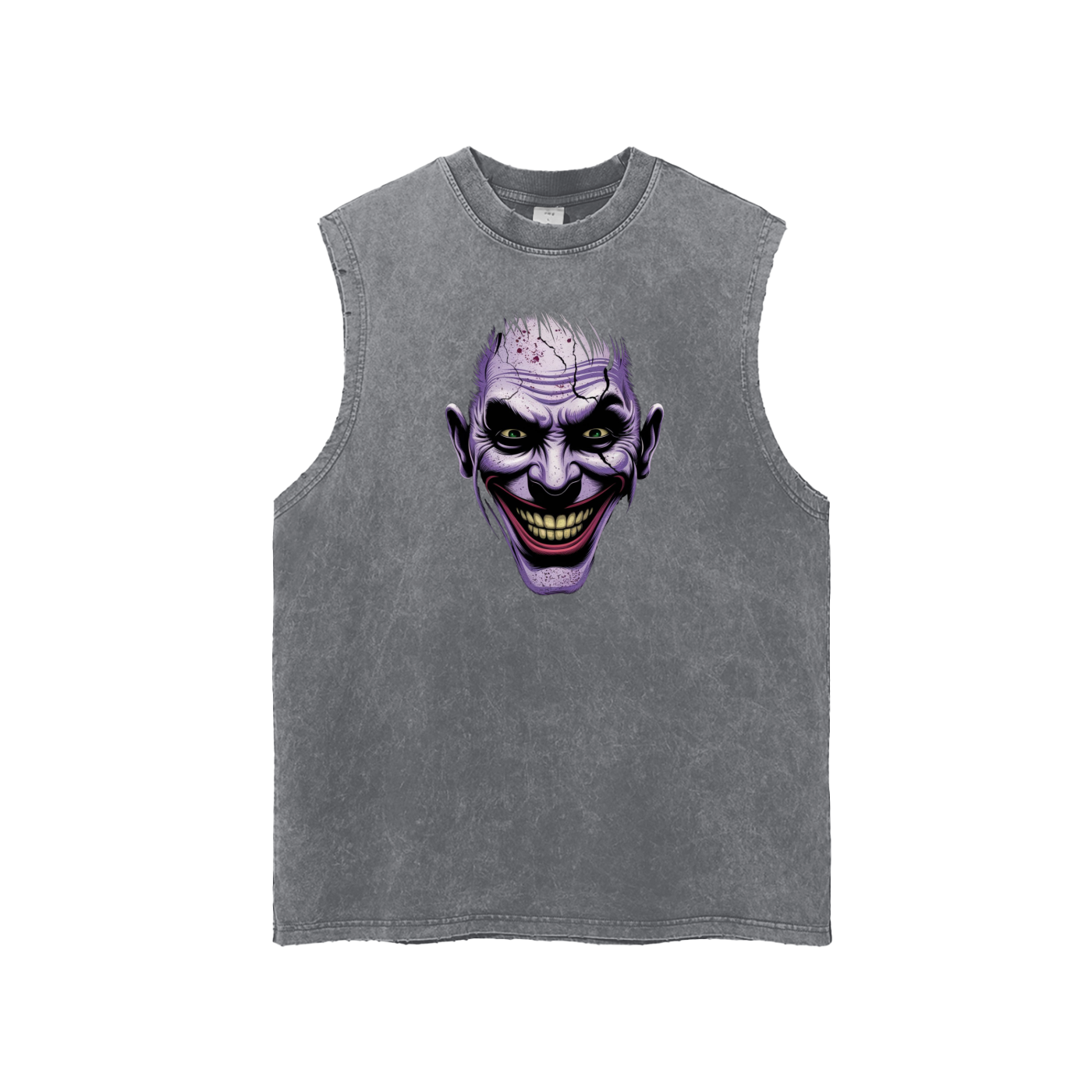 Creepy Joker Style Men's Tank Top
