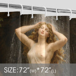 Classic Antique Nude Art Bath Curtain 