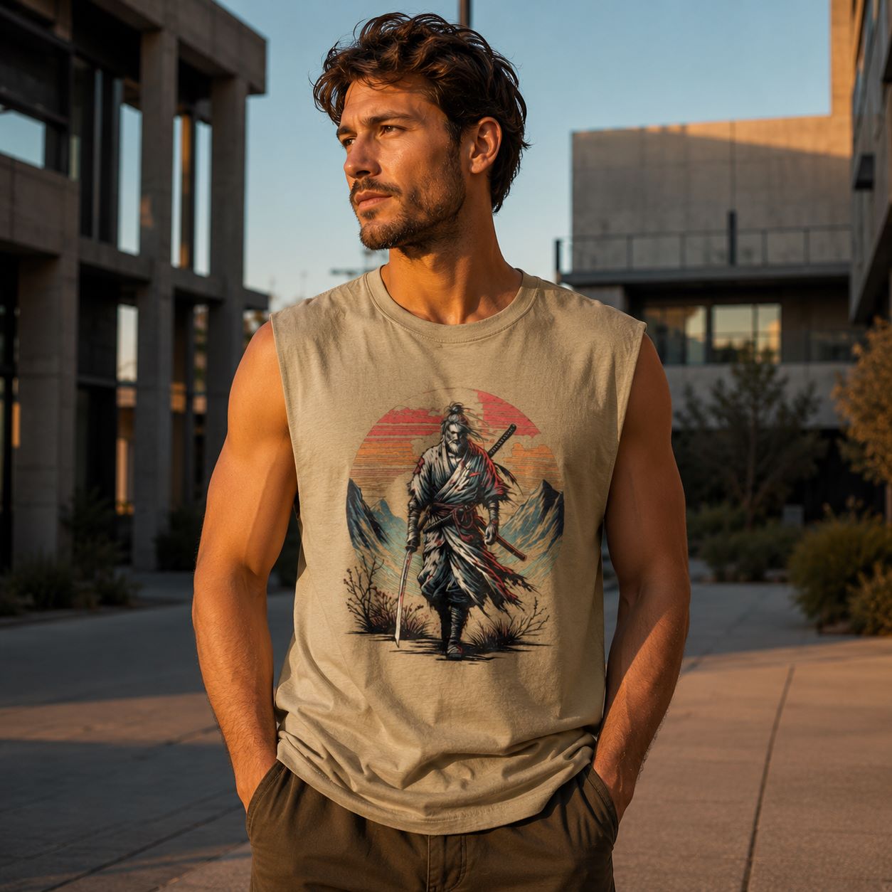 Samurai Warrior Men's Tank Top