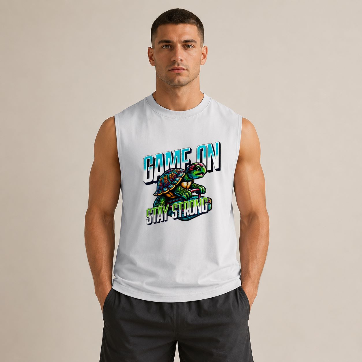 Stay Strong Turtle Men's Tank Top