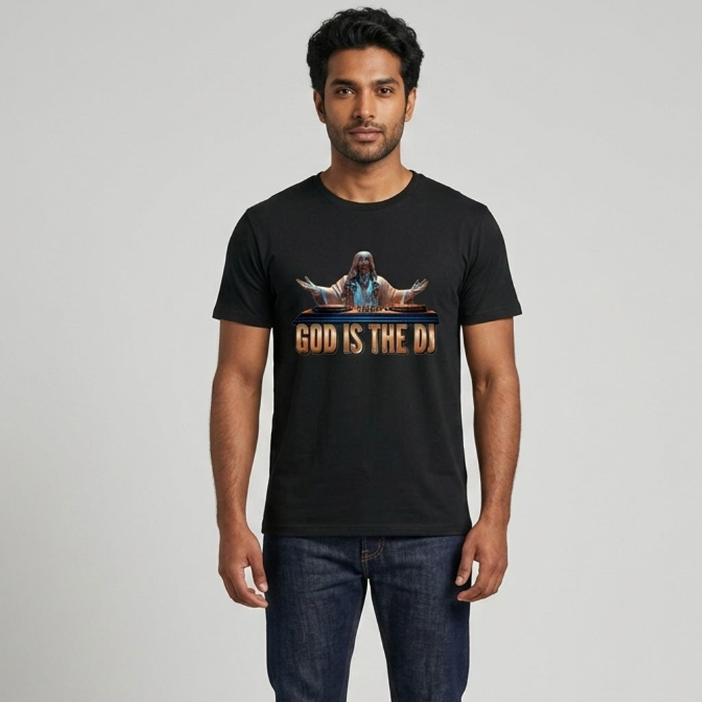 ''God Is The DJ''  Men's Graphic T-Shirt