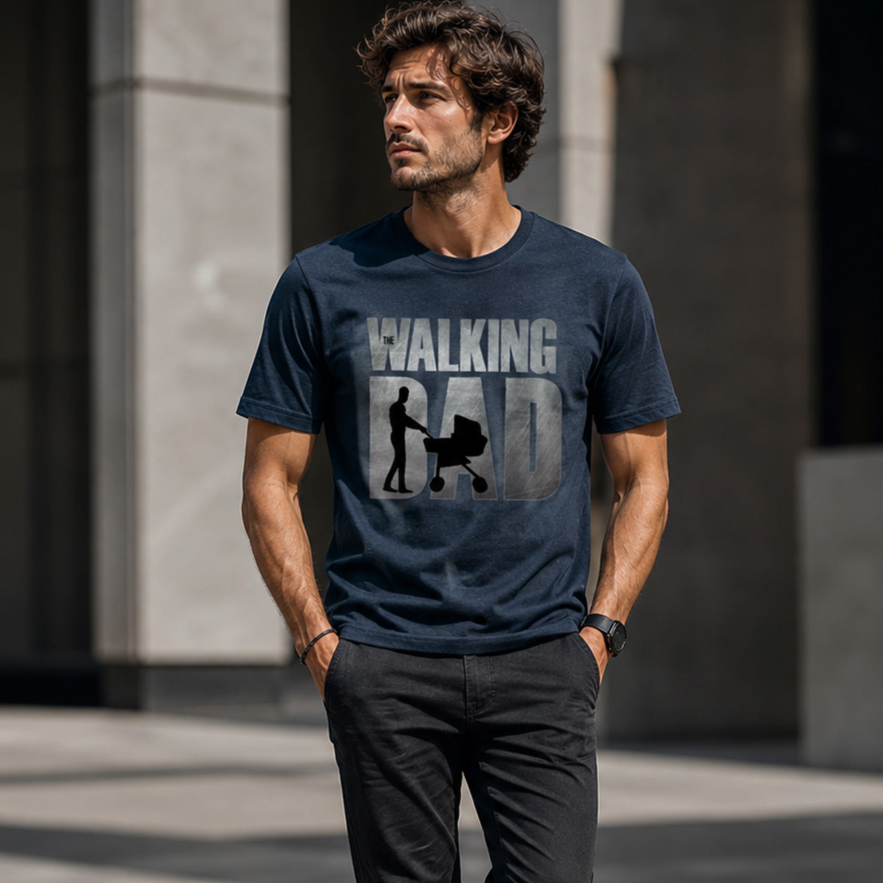 The Walking Dad Men's Graphic T-Shirt
