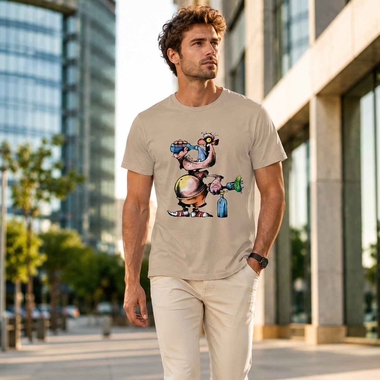 "Pickle & Pint" Men's Graphic T-Shirt