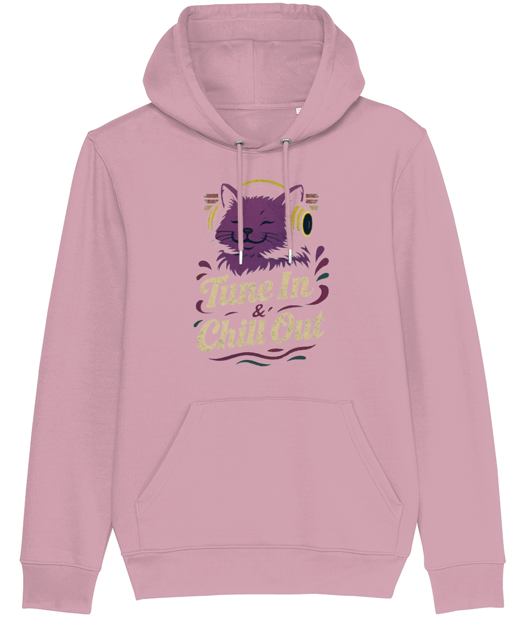 Retro Cat DJ Women's Hoodie