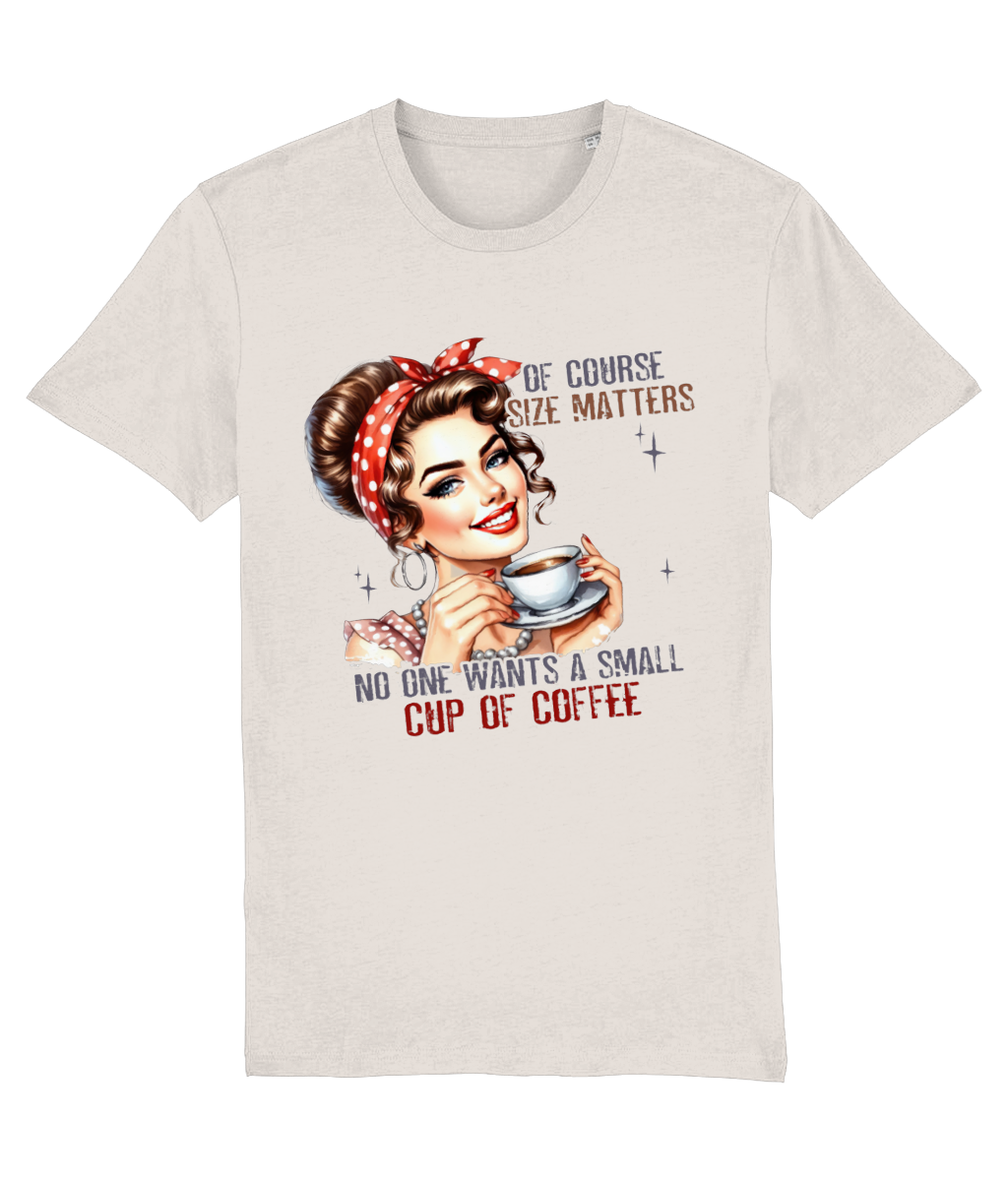 Funny Retro Pin Up Coffee Lover Women's Graphic Tee
