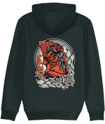 Oriental Skeleton Geisha Men's Graphic Hoodie