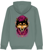 Smoking Wolf Streetwear Men's Graphic Hoodie