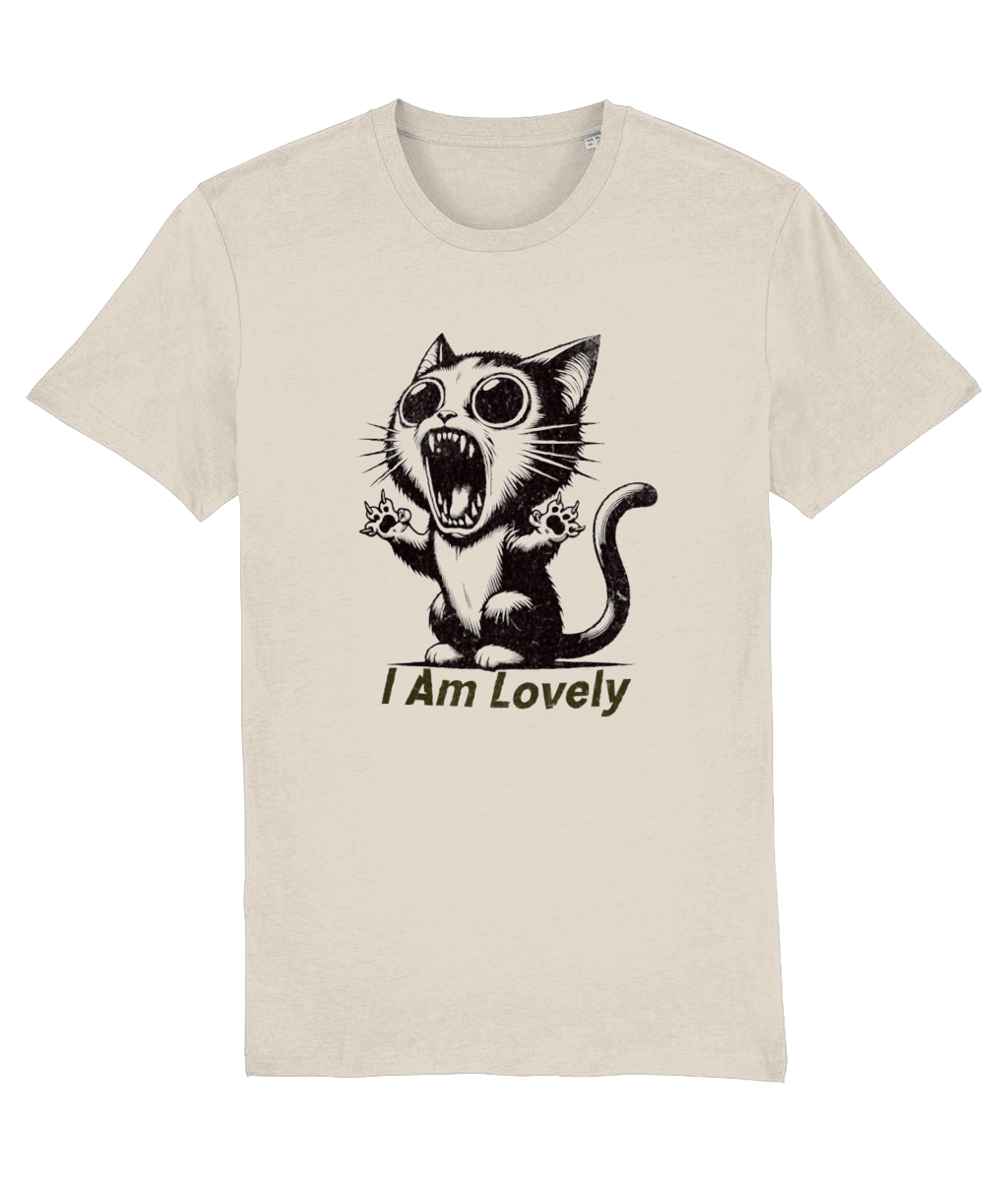 Creepy Cute Cat T-Shirt for Women