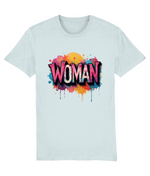 Color Splash Design “WOMAN” T-Shirt for Women