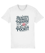 Vintage Style Paradise Eyes Hell Pocket Women’s Graphic Tee