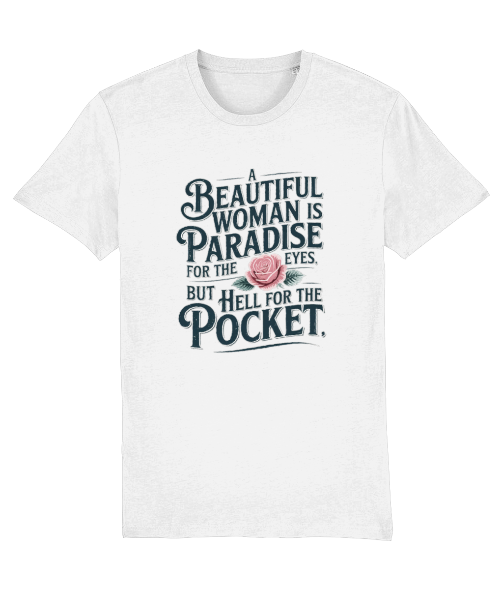 Vintage Style Paradise Eyes Hell Pocket Women’s Graphic Tee
