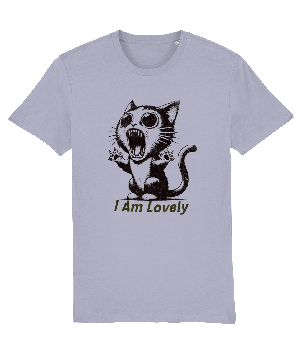Creepy Cute Cat T-Shirt for Women