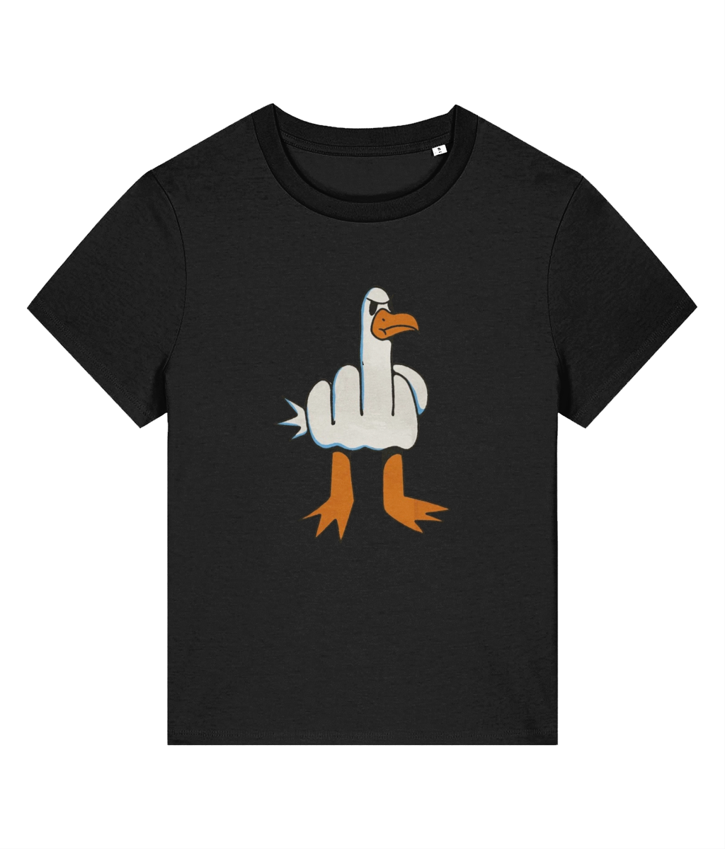 Funny Angry Goose Tee for Women