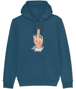 Middle Finger Up Women's Graphic Hoodie