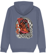 Oriental Skeleton Geisha Men's Graphic Hoodie