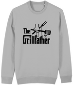 The Grillfather Men's Funny BBQ Sweatshirt