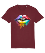 Dripping Rainbow Lips Women's Graphic T-Shirt