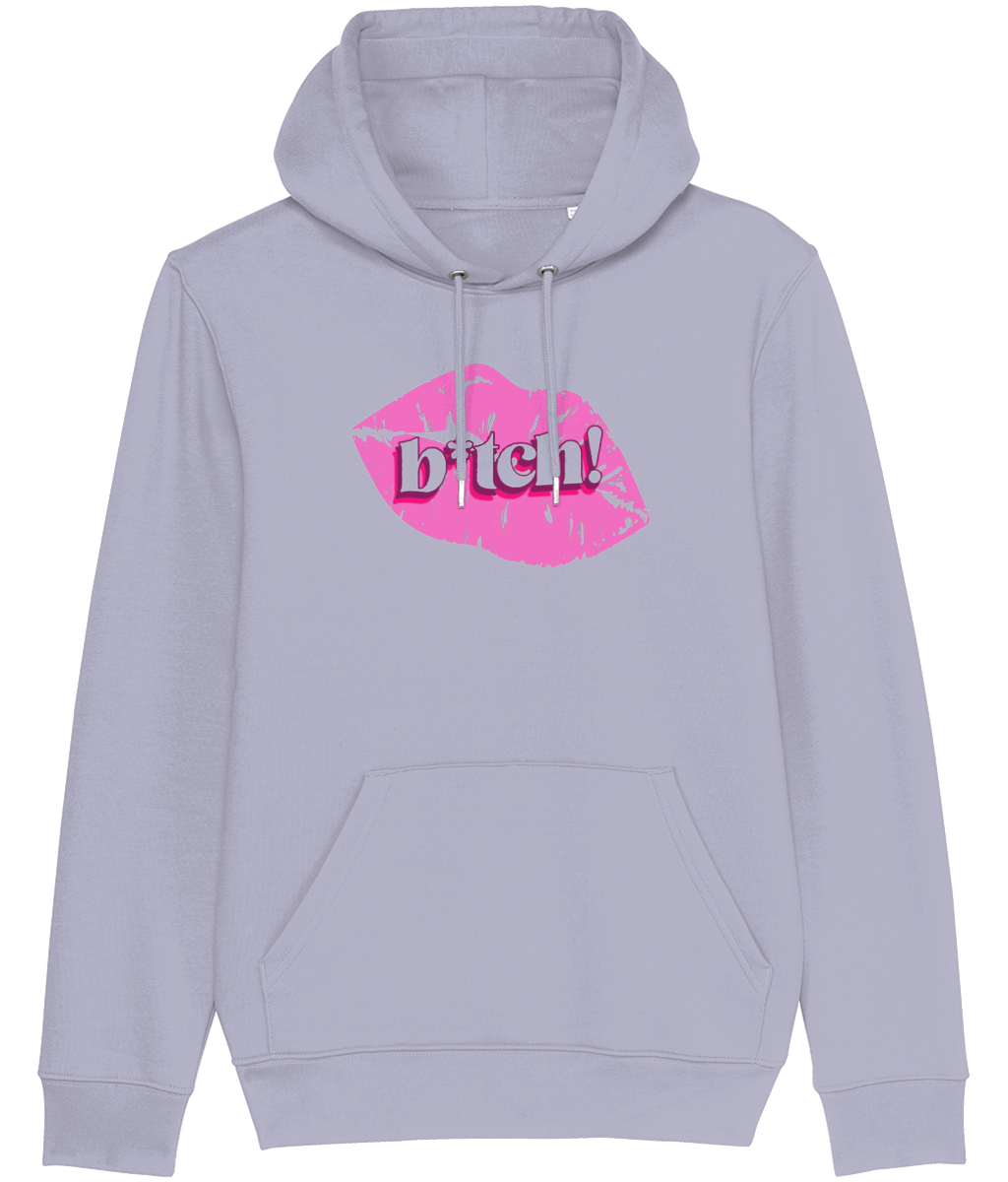 Women’s Pink Lips B*tch Hoodie