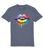 Dripping Rainbow Lips Women's Graphic T-Shirt
