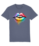 Dripping Rainbow Lips Women's Graphic T-Shirt