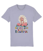 Women’s Be Beautiful Floral Lotus Graphic Tee