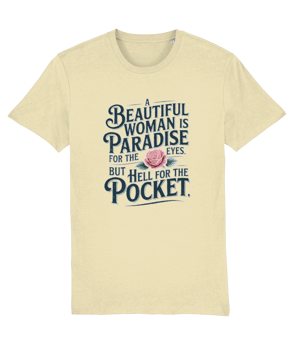 Vintage Style Paradise Eyes Hell Pocket Women’s Graphic Tee