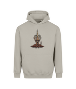 Punk Skeleton Middle Finger Organic Cotton Men's Hoodie