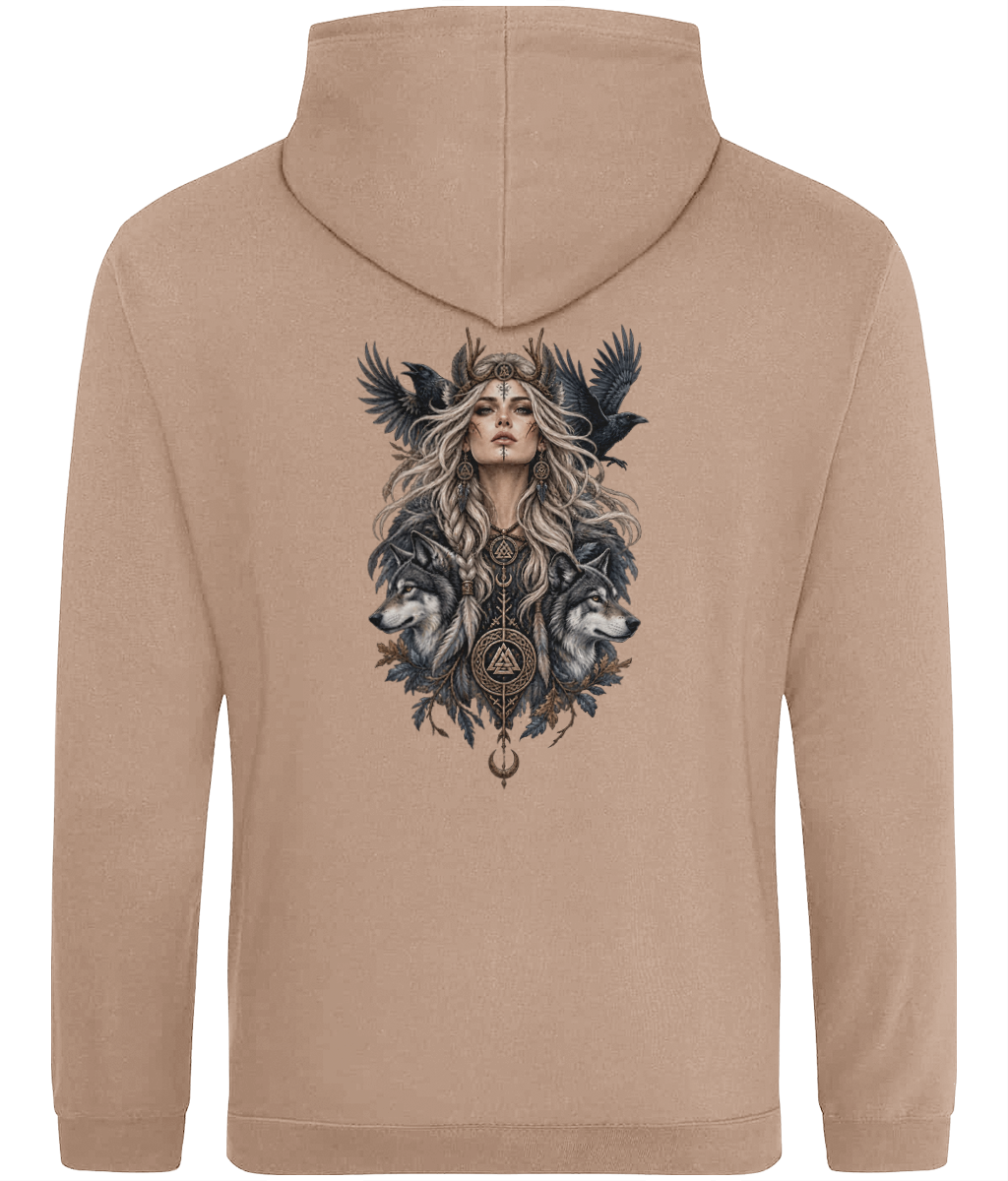 Nordic Viking Woman Organic Cotton Women's Hoodie