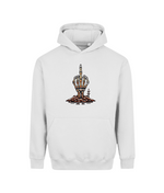 Punk Skeleton Middle Finger Organic Cotton Men's Hoodie