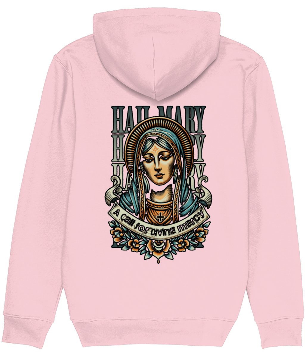 Tattoo Style Hail Mary Mercy Women's Graphic Hoodie