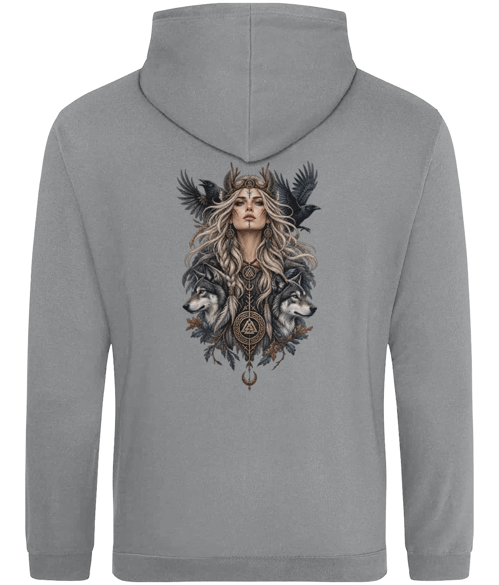 Nordic Viking Woman Organic Cotton Women's Hoodie