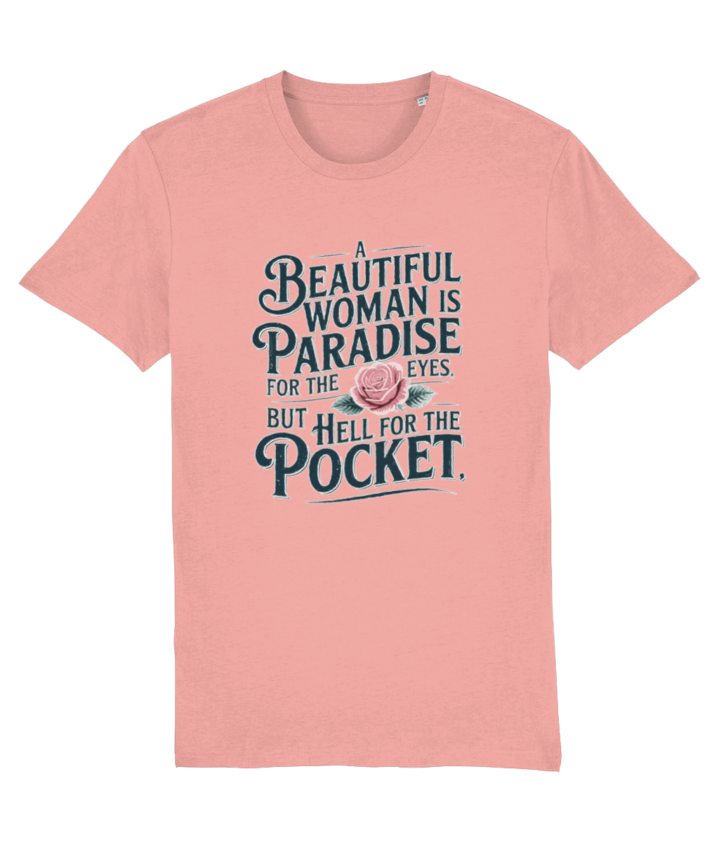 Vintage Style Paradise Eyes Hell Pocket Women’s Graphic Tee