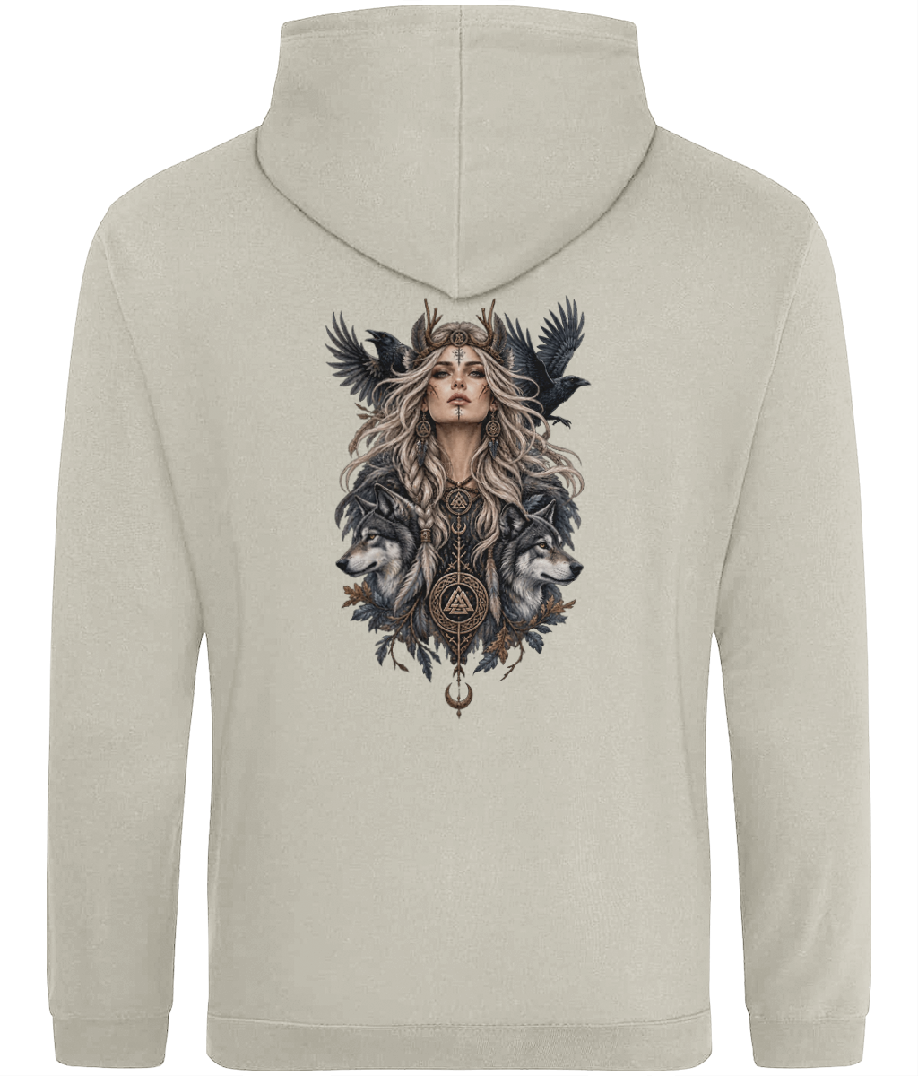 Nordic Viking Woman Organic Cotton Women's Hoodie