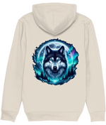 Fantasy Wolf Moon Graphic Hoodie for Men