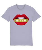 Red Lips  "BITCH"  Women's Graphic T-Shirt