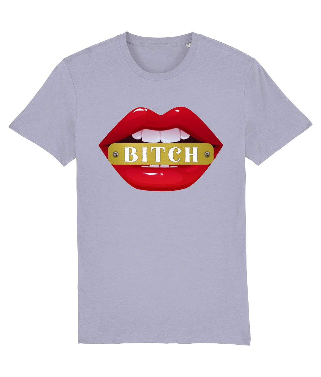 Red Lips  "BITCH"  Women's Graphic T-Shirt