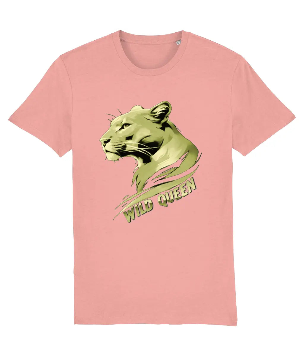 Wild Queen Lioness Graphic T-Shirt for Women