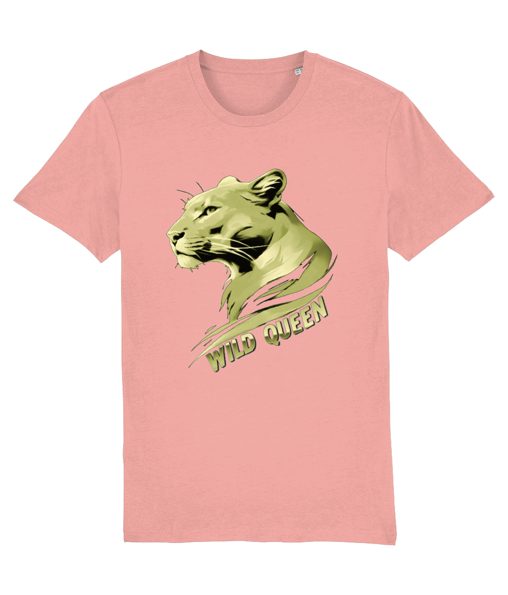 Wild Queen Lioness Graphic T-Shirt for Women