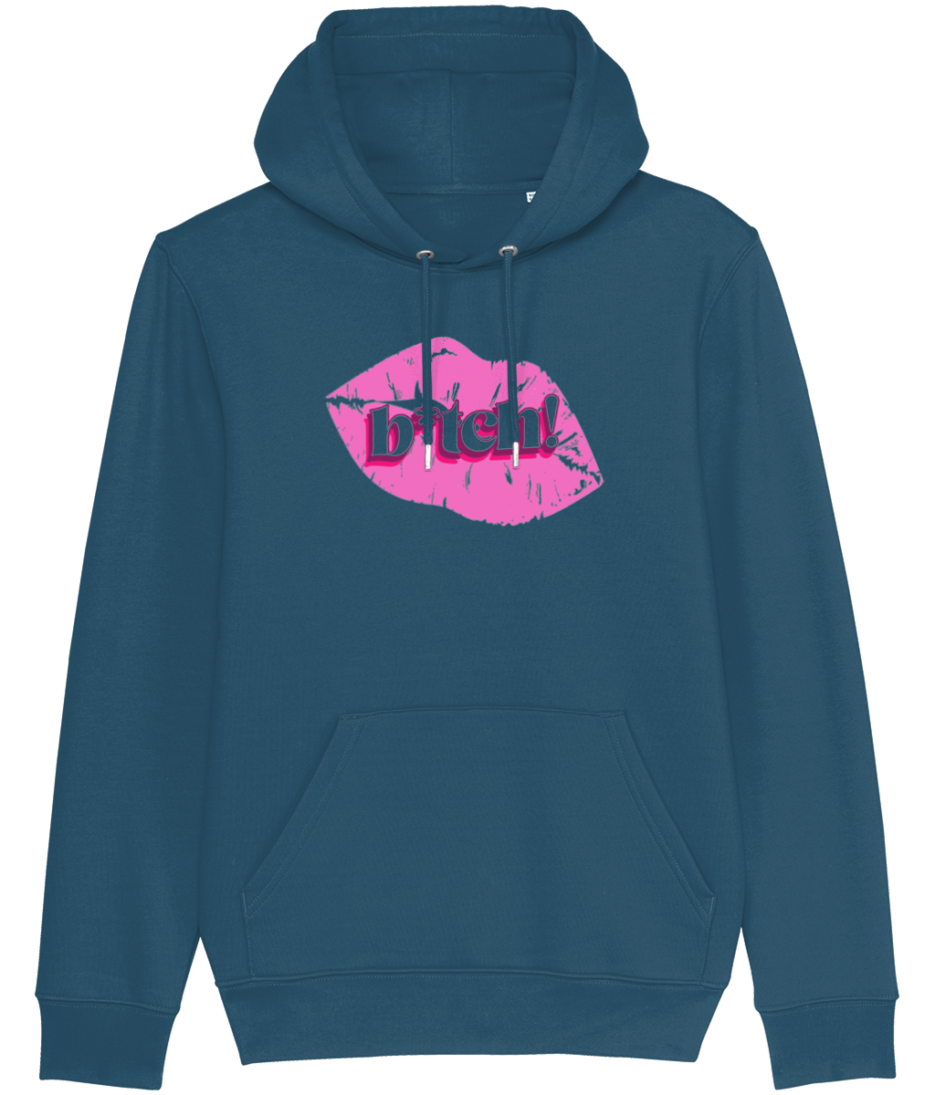 Women’s Pink Lips B*tch Hoodie