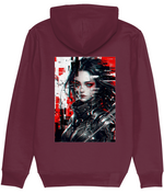 Cyberpunk Glitch Girl Women's Hoodie