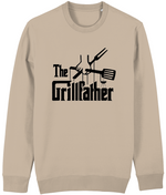 The Grillfather Men's Funny BBQ Sweatshirt