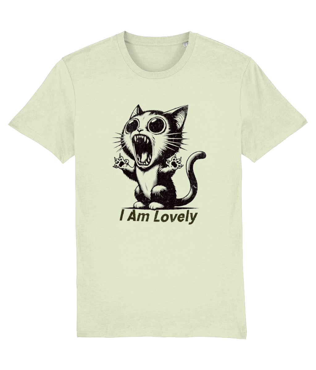 Creepy Cute Cat T-Shirt for Women