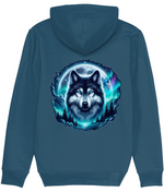 Fantasy Wolf Moon Graphic Hoodie for Men