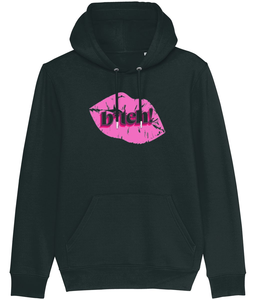 Women’s Pink Lips B*tch Hoodie