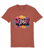 Color Splash Design “WOMAN” T-Shirt for Women