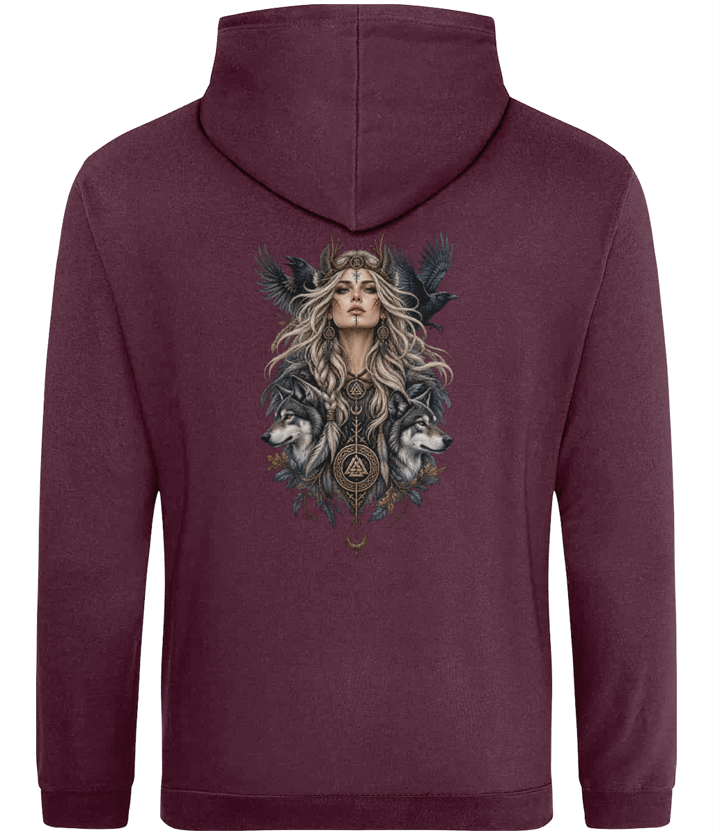 Nordic Viking Woman Organic Cotton Women's Hoodie