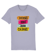 Stanely/Stella Crafter Light gray t-shirt with colorful motivational text design on a white background