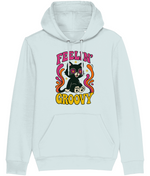 Retro 70s Psychedelic Kitten Women's Hoodie