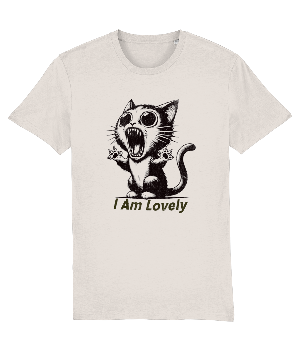 Creepy Cute Cat T-Shirt for Women