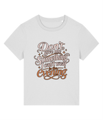 Funny Quote ''Don’t Give Me Something'' Organic Cotton T Shirt for Women